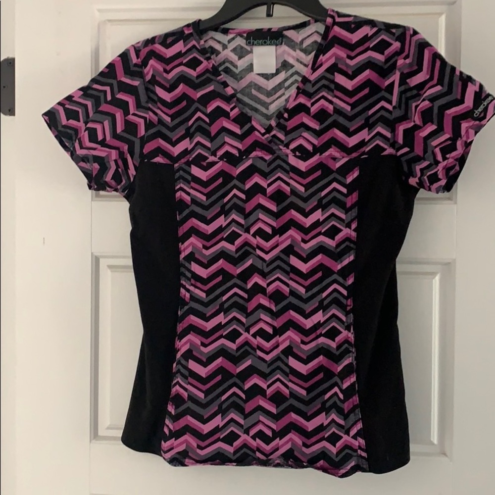 Cherokee scrub top.